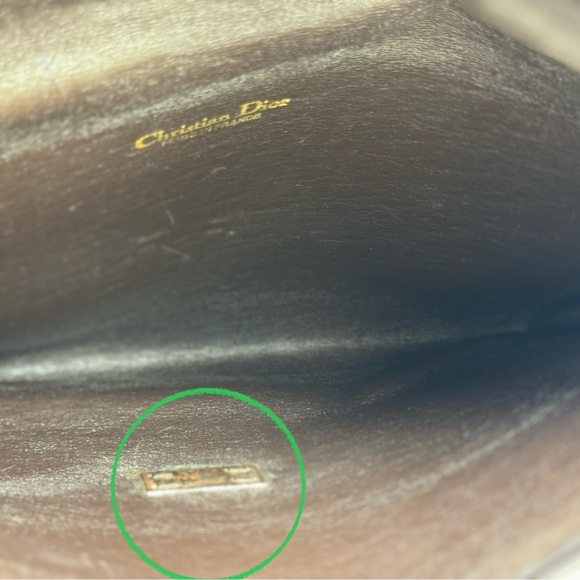 💯 Authentic Christian Dior 1970s Document Clutch - Picture 5 of 5